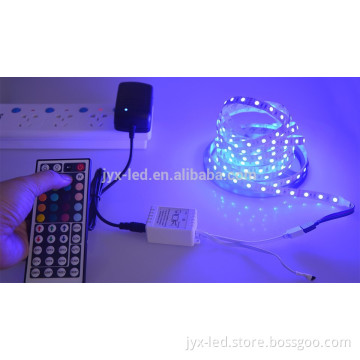 IP20 remote controlled battery operated led strip light Blister Pack flexible LED Strip Set SMD5050 RGB